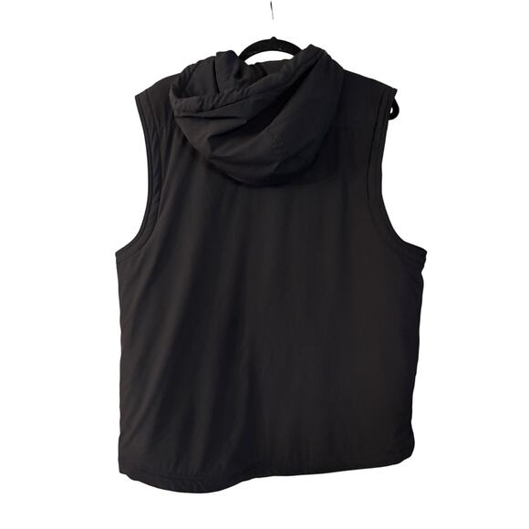 Duluth Trading Co Men's Job-Jitsu Full Zip Hooded Vest Medium Black Pockets - Picture 2 of 7